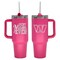 40oz Pink Stainless Steel Colossal Tumbler, Etched, Best Mom Ever Design, Washington Commanders